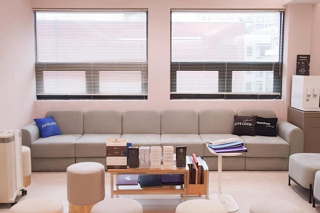 Interior of Ever Dermatology, Seoul