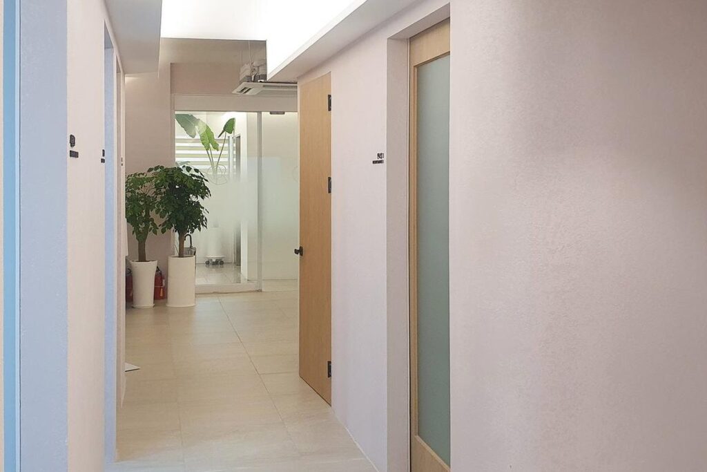 Interior of Ever Dermatology, Seoul