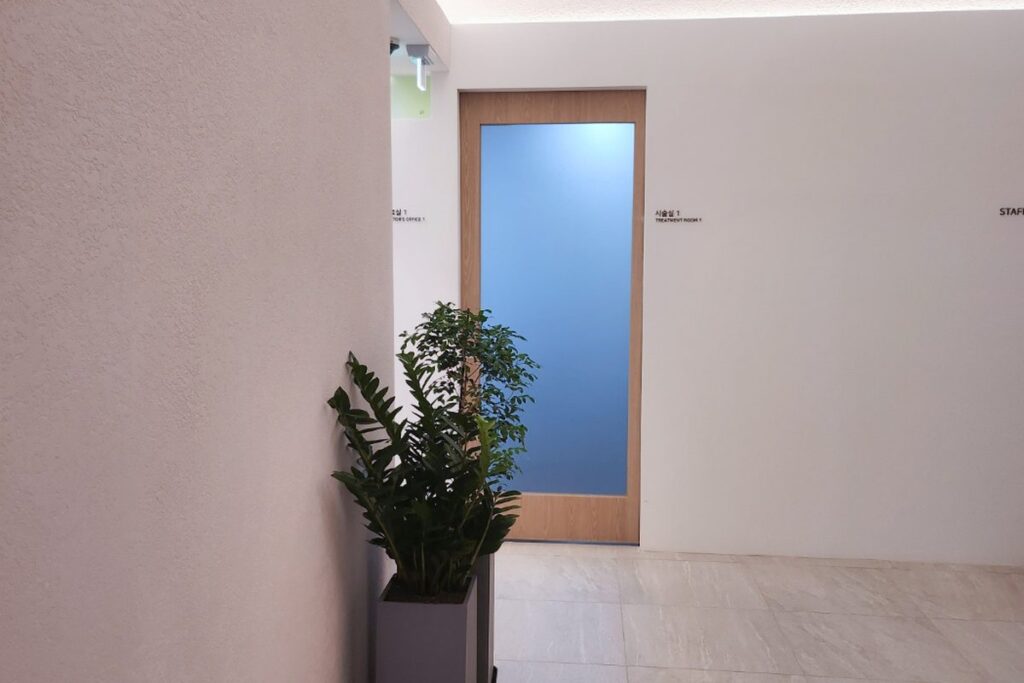 Interior of Ever Dermatology, Seoul