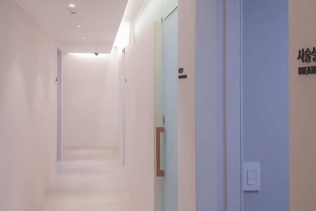Interior of Ever Dermatology, Seoul