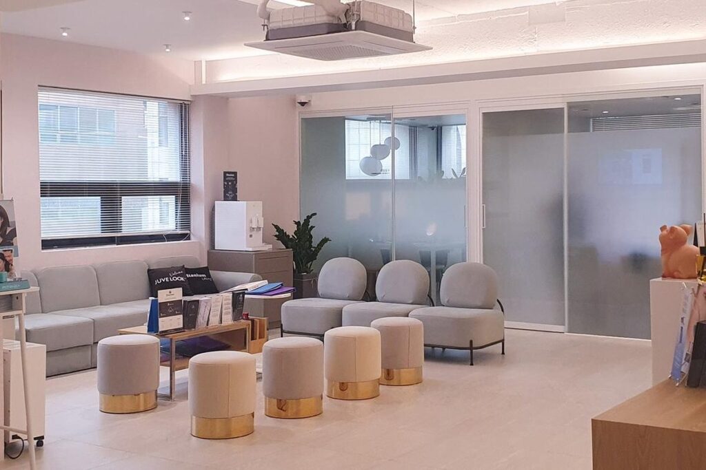 Interior of Ever Dermatology, Seoul