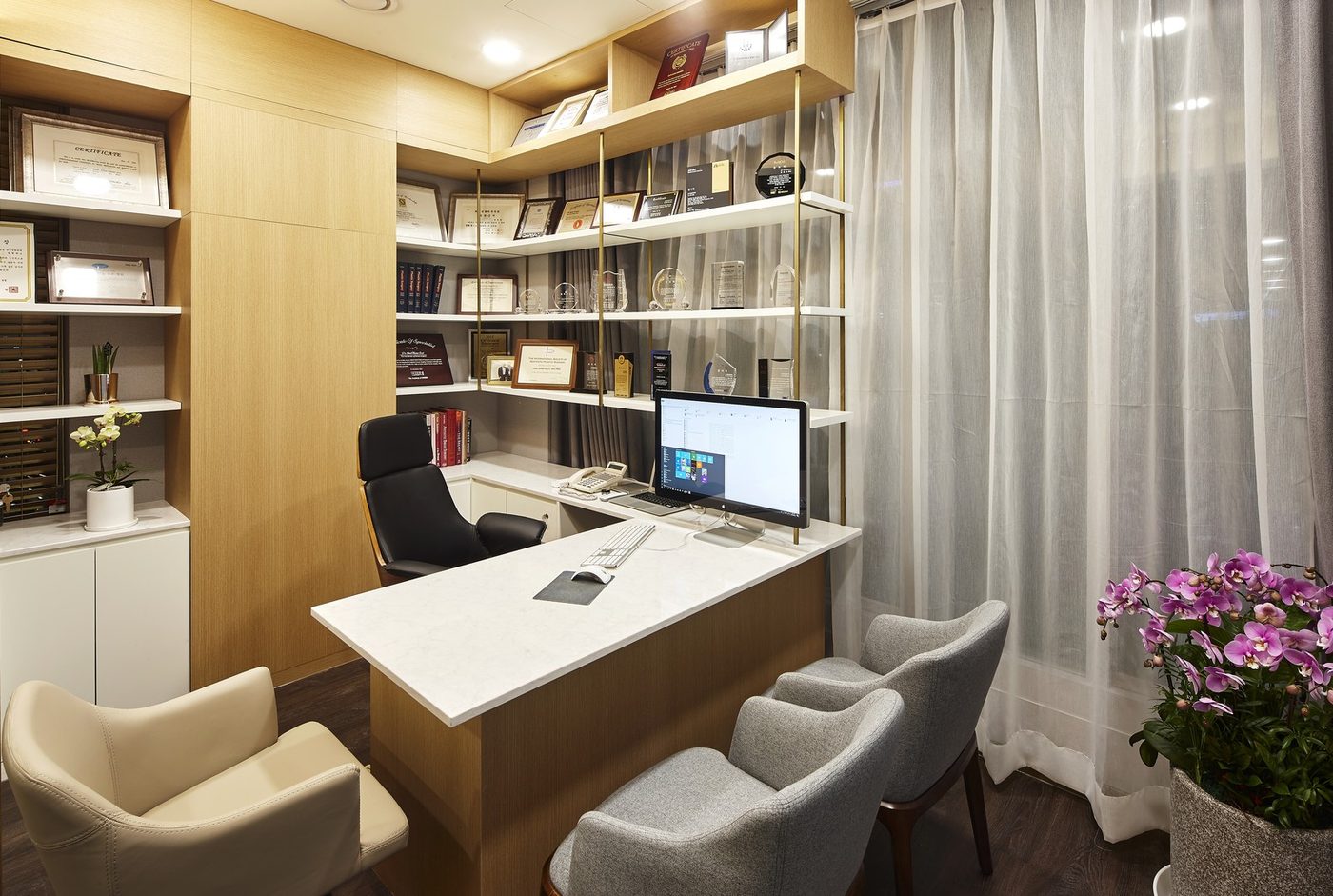 Consultation room at JW Plastic Surgery, Seoul