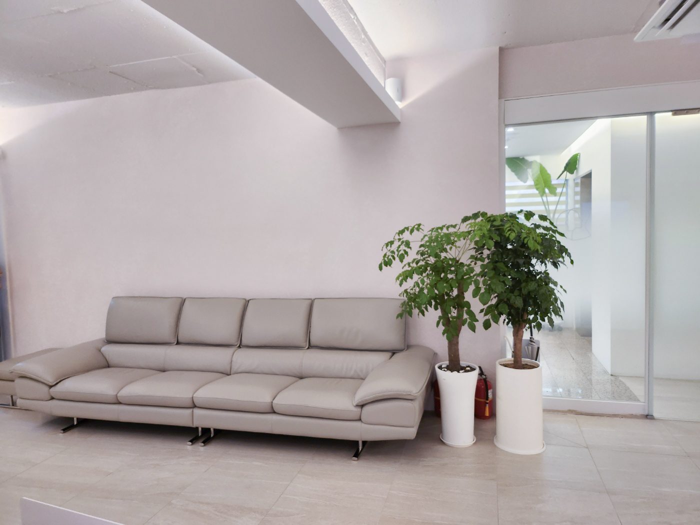 Waiting area at Ever Dermatology, Seoul