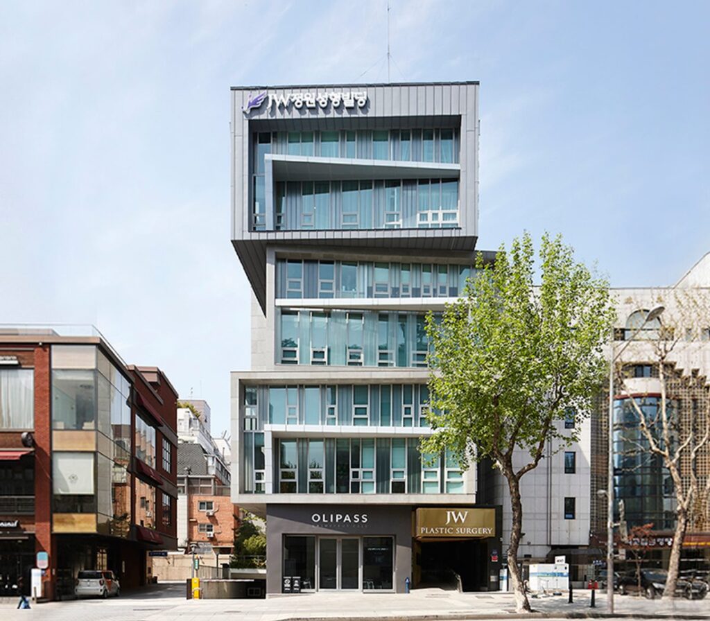 JW Plastic Surgery building exterior, Seoul