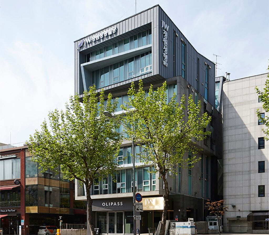JW Plastic Surgery clinic building, Gangnam Seoul