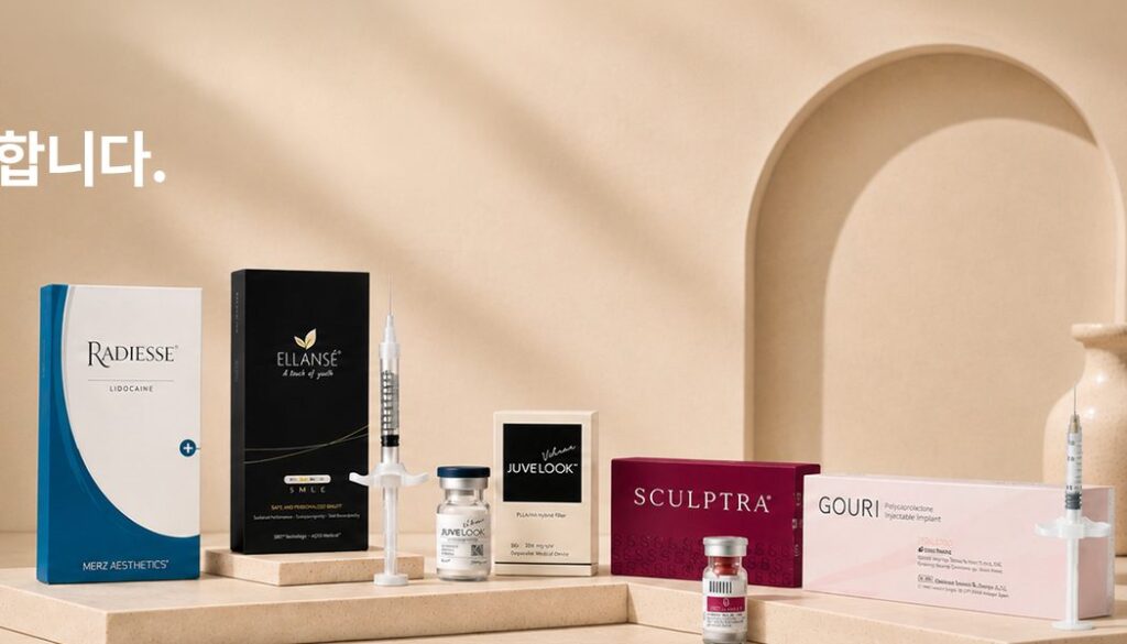 Volume treatment products at Ever Dermatology, Apgujeong